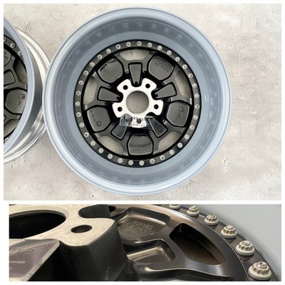 JDM Late improved OZ Racing blueblack AMG AERO3 8 1/2J17H2E18 2-Wheel Set pc (No Tires) - 画像 (8)