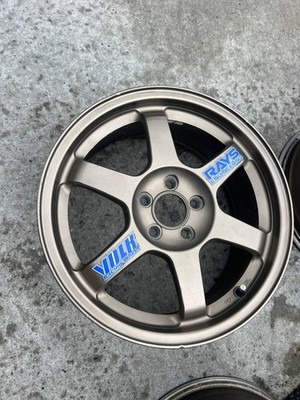 JDM Ultra-lightweight RAYS VOLK RACING TE37 16-inch aluminum wheels 4- No Tires - Image 3