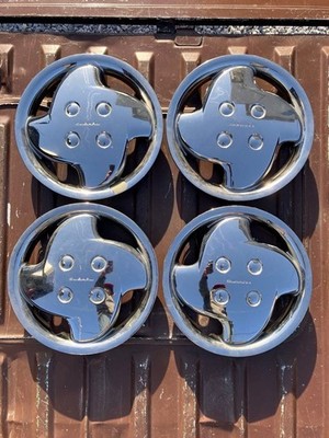 JDM Subaru genuine 12-inch wheel caps for the Vivio rare. (No Tires)