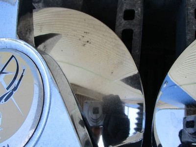 JDM Rare LA Wire Pan Type Center Cap 3BAR Chrome Plated for Old Cars L No Tires - Image 4