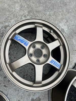 JDM Ultra-lightweight RAYS VOLK RACING TE37 16-inch aluminum wheels 4- No Tires - Image 5