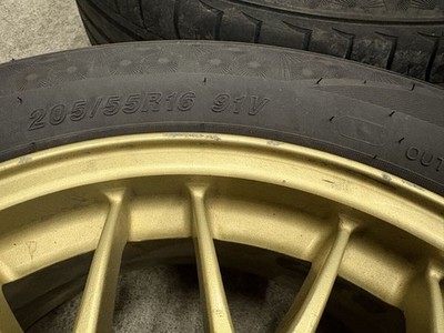 JDM Lightweight forged BBS RG362 16x6.5J 5H100PCD+48 FORGED Subaru gen No Tires - Image 3