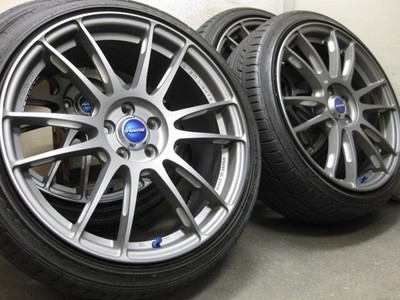 JDM USEDRAYS gramLIGHTS 57XTREME 18-inch & GY LS2000HBⅡ 215/40R18 4-wh No Tires
