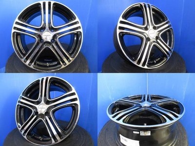 JDM Toyota Aqua NHP10 4-Piece Set of Black Aluminum Wheels with 164-Lo No Tires - Image 4