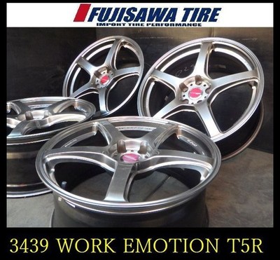 JDM WORK EMOTION T5R 4wheels 19x8.5+45 5x114.3 Hub73