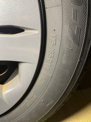 JDM Honda 175/65R14 tire and wheel cap (No Tires) - 画像 (2)
