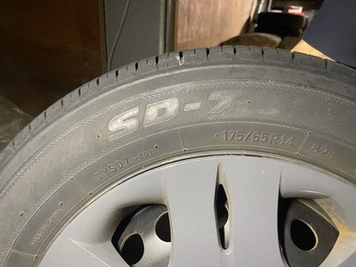 JDM Honda 175/65R14 tire and wheel cap (No Tires) - 画像 (5)