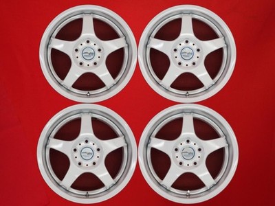 JDM Rare out-of-print Circlar GTA used wheels 4Book 7/8J 16PCD114.3 5- No Tires