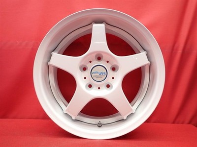 JDM Rare out-of-print Circlar GTA used wheels 4Book 7/8J 16PCD114.3 5- No Tires - Image 5