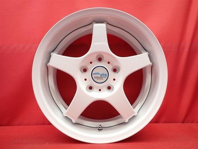 JDM Rare out-of-print Circlar GTA used wheels 4Book 7/8J 16PCD114.3 5- No Tires - Image 6