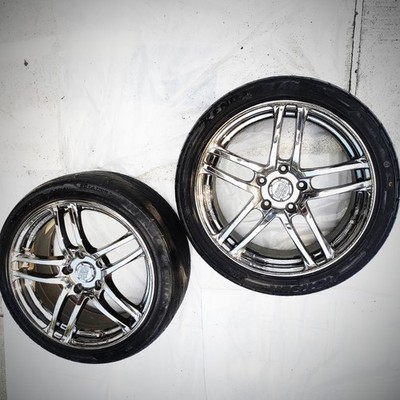 JDM YOKOHAMA AVS MODEL5 2Wheels 17x8+48 5x114.3 (No Tires)