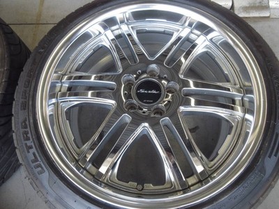 JDM WORK Euroline TR Black tires for Alphard Estima Elgrand Majesta Cr No Tires - Image 4