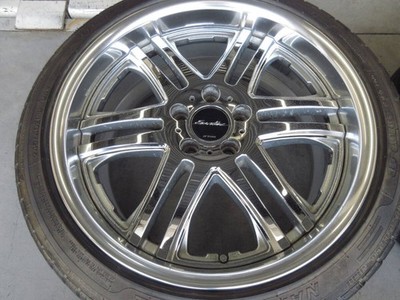 JDM WORK Euroline TR Black tires for Alphard Estima Elgrand Majesta Cr No Tires - Image 5