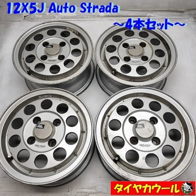 JDM Pre-order available Rare 12x5J Auto Strada 4H -101.6 OffSet 40 App (No Tires)