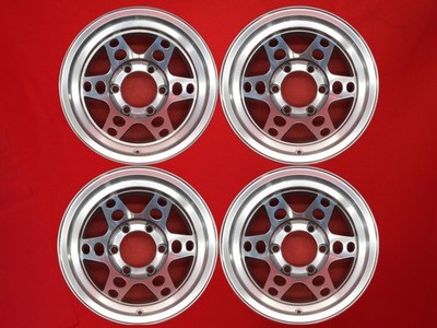 JDM Out of print rare Size Zona RV-1 Used wheels 4-Wheel Set 8J 15PCD139.7 6 (No Tires)