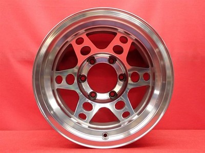 JDM Out of print rare Size Zona RV-1 Used wheels 4-Wheel Set 8J 15PCD139.7 6 (No Tires) - 画像 (4)