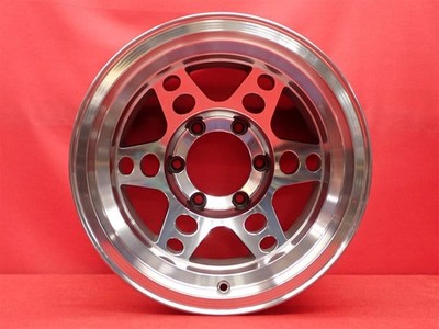 JDM Out of print rare Size Zona RV-1 Used wheels 4-Wheel Set 8J 15PCD139.7 6 (No Tires) - 画像 (7)