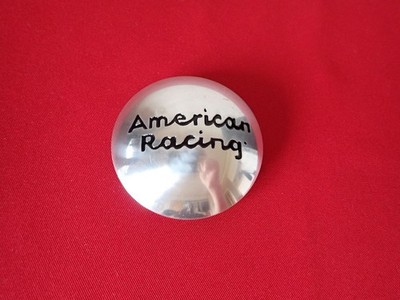 JDM 1 sheet American Racing aftermarket used wheel center cap center c No Tires