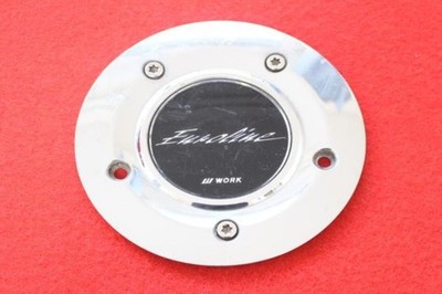 JDM 1 sheet WORK Euro Line aftermarket used wheel center cap center co No Tires