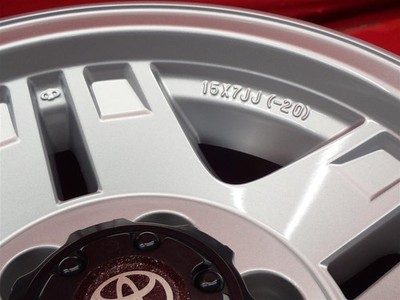 JDM Rare Land Cruiser Prado 70 series widebody genuine wheel 4-Wheel Set 7J- (No Tires) - 画像 (9)