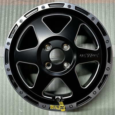JDM SSR Aluminum Wheel Divide TR-6 15 inch 4.5J 43 4-100 4wheels set | No Tires