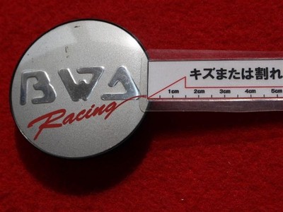 JDM 4 BWA Racing Aftermarket Used Wheel Center Caps Center Covers Embl No Tires - Image 8