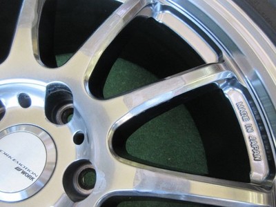 JDM WORK Emotion 11R Grimit Silver 7.5J-18 5H114.3 +38 with optional c No Tires - Image 9