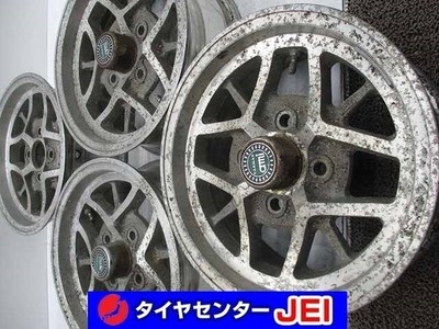 JDM 14CARMAN ami ASAHI 5.5J+15 114.3 Asahi old car used aluminum wheel No Tires