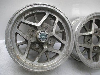 JDM 14CARMAN ami ASAHI 5.5J+15 114.3 Asahi old car used aluminum wheel No Tires - Image 3