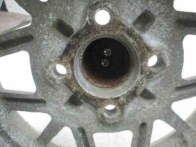 JDM 14CARMAN ami ASAHI 5.5J+15 114.3 Asahi old car used aluminum wheel No Tires - Image 5