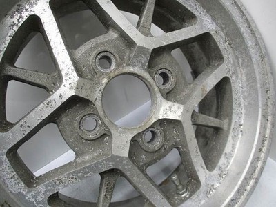 JDM 14CARMAN ami ASAHI 5.5J+15 114.3 Asahi old car used aluminum wheel No Tires - Image 6