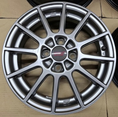 JDM Subaru Stella STI Genuine Option 15 Wheels 4-Wheel Set Sambar Preo V (No Tires) - 画像 (3)