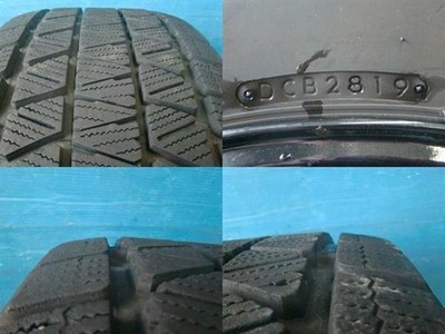 JDM Fukushima Iwaki Used winter tires/wheel set TWS GRANVERD SV 17X7.5 (No Tires) - 画像 (6)