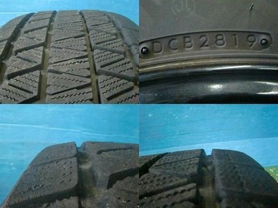 JDM Fukushima Iwaki Used winter tires/wheel set TWS GRANVERD SV 17X7.5 (No Tires) - 画像 (10)