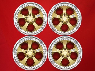JDM MAZDA Rare RE Amemiya AW-7 Used wheels 4wheels 8.5/9.5J 17 inch PC (No Tires)
