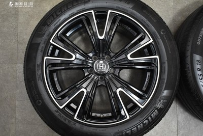 JDM Custom RAYS Full Black Tires for Toyota Q5 18-inch 7.5J +45 PCD100 No Tires - Image 3