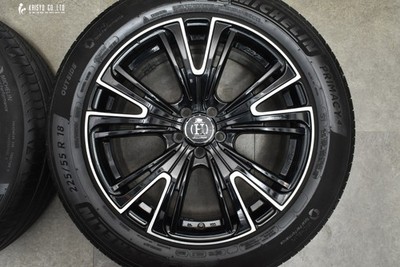 JDM Custom RAYS Full Black Tires for Toyota Q5 18-inch 7.5J +45 PCD100 No Tires - Image 4