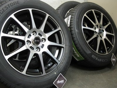 JDM ADVANTI FALTIMA 15 inch & BS 185/60R15 4-Wheel Set Fit/Shuttle/Insig (No Tires)