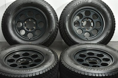 JDM Used WEDS wheel set 4-piece set 178.0J x 17 +20 PCD 139.7 265/65R1 No Tires - Image 2