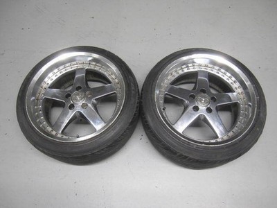 JDM WORK Equip Chrome Wheels 10J+22 PCD114.3/5H 182Book Listing Compat No Tires