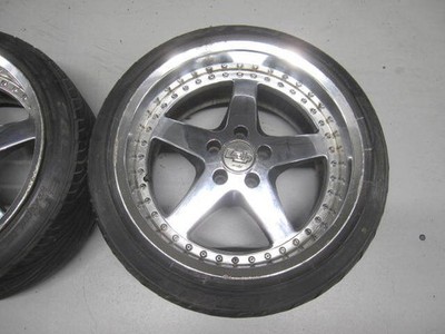 JDM WORK Equip Chrome Wheels 10J+22 PCD114.3/5H 182Book Listing Compat No Tires - Image 3