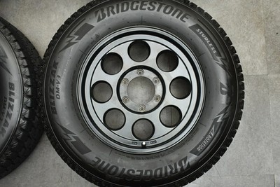 JDM Used WEDS wheel set 4-piece set 178.0J x 17 +20 PCD 139.7 265/65R1 No Tires - Image 5