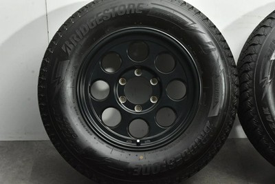 JDM Used WEDS wheel set 4-piece set 178.0J x 17 +20 PCD 139.7 265/65R1 No Tires - Image 6