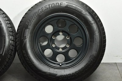 JDM Used WEDS wheel set 4-piece set 178.0J x 17 +20 PCD 139.7 265/65R1 No Tires - Image 7