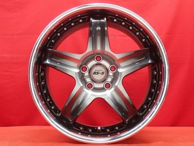 JDM Wedssports RS-5 SS Hyper Wheel 4Book 188.5J-18 PCD114.3 5 holes +4 No Tires - Image 2