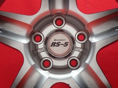 JDM Wedssports RS-5 SS Hyper Wheel 4Book 188.5J-18 PCD114.3 5 holes +4 No Tires - Image 3