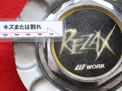 JDM 1pcs of cap WORK REZAX used wheel center cap center cover No Tires - Image 4
