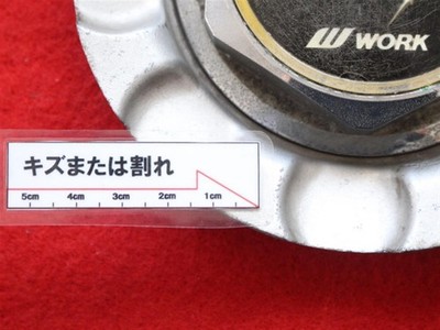 JDM 1pcs of cap WORK REZAX used wheel center cap center cover No Tires - Image 5