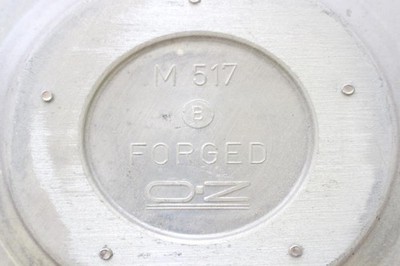 JDM 1 sheet OZ Racing aftermarket used wheel center plate center cover No Tires - Image 4