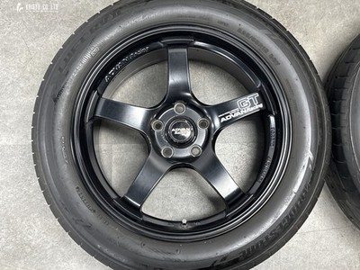 JDM Forged ADVAN Racing GT 18in 8J +45 PCD114.3 Bridgestone Luft RV2 2 (No Tires) - 画像 (3)